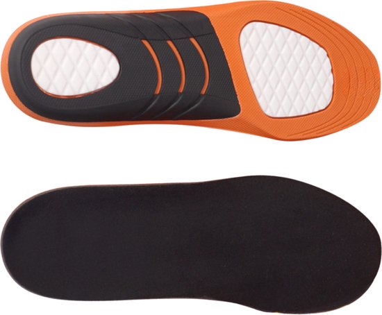 Semelles Sandside Homme et Femme - Semelles orthopédiques pied plat - Semelles de chaussures - Taille 43-44