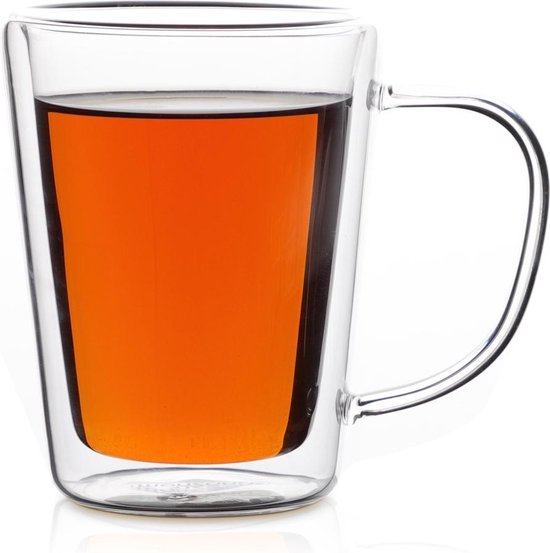 Verres à thé Monzana - Lot de 4 verres 250ml - Double verre
