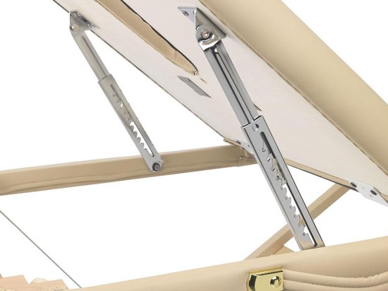 ZENGROWTH Nimman Table de massage pliante avec dossier Mocca