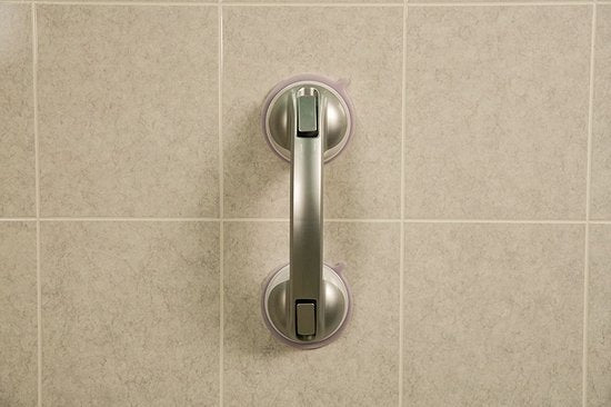 Starlyf Poignée plastique pour salle de bain - 30.5cm - Support mural de douche - Sans perçage