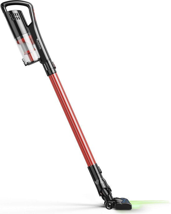 TurboTronic LZ6 Aspirateur Bâton avec Laser - Rouge