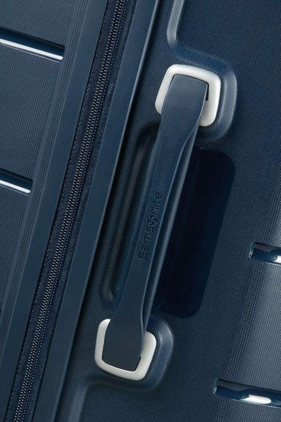 Samsonite Travel Suitcase - Flux Spinner 68/25 Expandable (Medium) Navy Blue