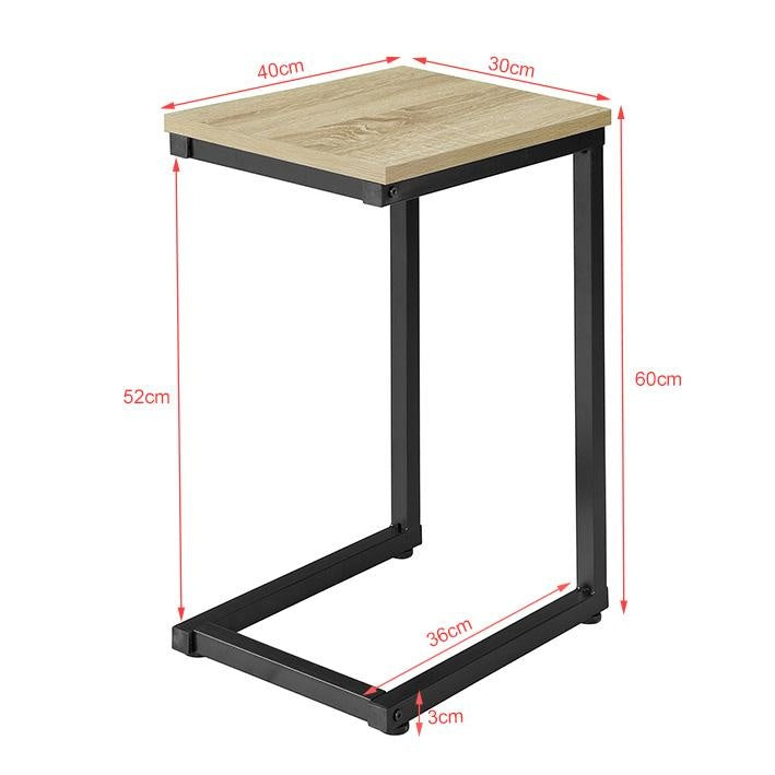 Table d'appoint - SoBuy - Table basse - Max. 20KG - 30 x 60 x 40 cm - Couleur bois