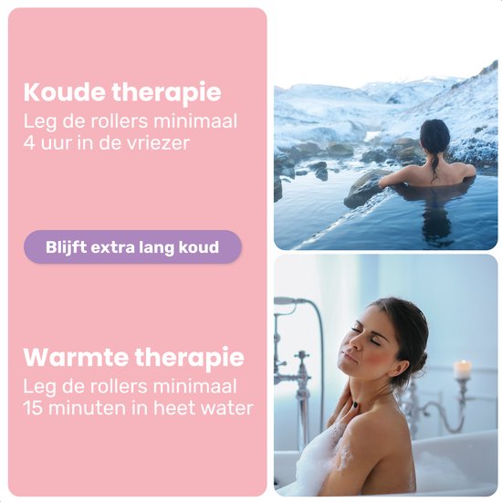 Soft & Silky - Ice globes - Blue - 2 Pack - Ice roller - Massage du visage - Chaud/froid - Ice roller visage - Dermaroller - Face roller - ice face - Beauty Roller - Ice roller