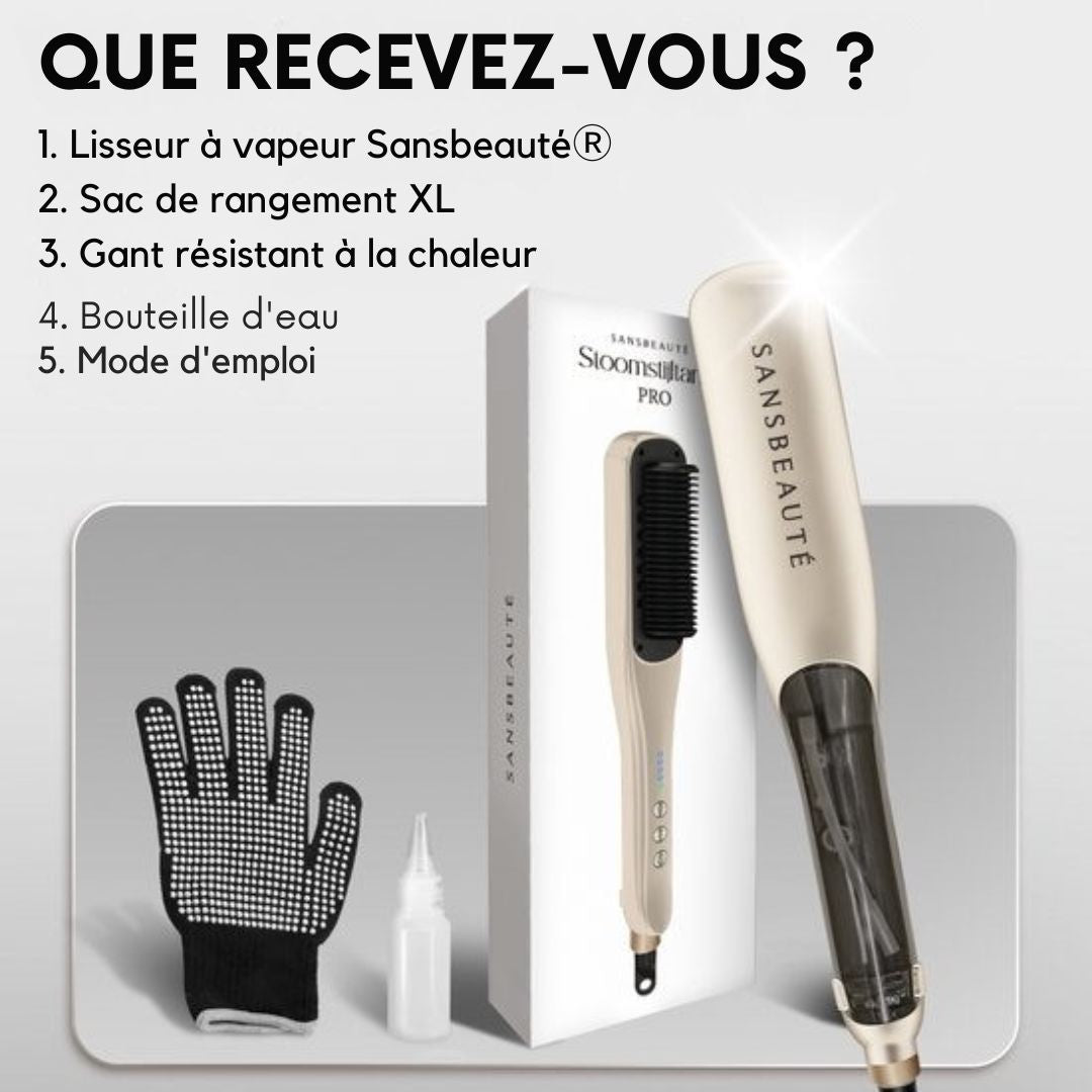 Lisseur à vapeur - Sansbeauté® Steam - Lisseurs à vapeur - Cremé
