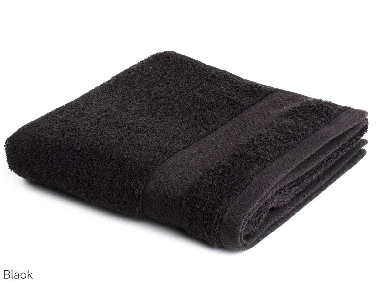 Serviette DoubleDry Collection Hôtel - Noir - dimensions 50 x 100 - lot de 3