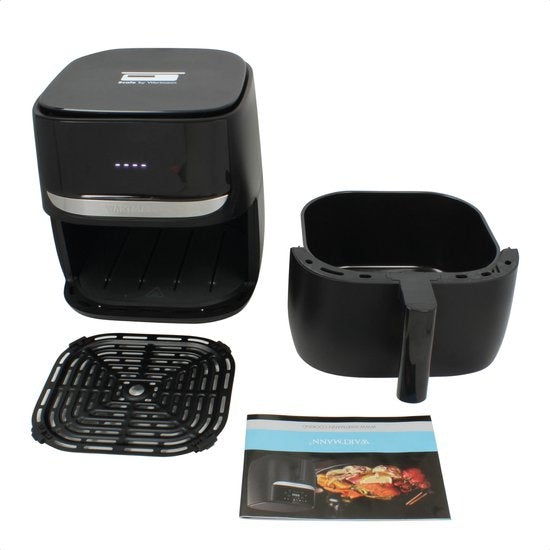 Wartmann WM 2203AF, Ceramic Airfryer / friteuse à air chaud, 5,7 litres, fonction balance, sans PFAS, noir