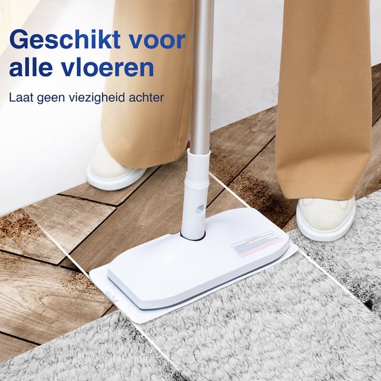 Samako Royal Elite Nettoyeur vapeur - Défroisseur à main - Détachant - Nettoyage en profondeur pour sols, canapé, salle de bain et tapis - Shampoing tapis