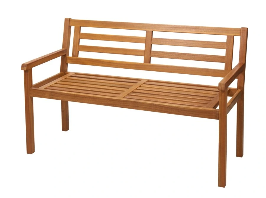 ProGarden Banc de jardin - 120 x 57 x 75 cm - acacia - aspect teck naturel