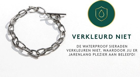 Laura Ferini Ladies Bracelet Baciare Silver - Bracelet à maillons en argent - plaqué or blanc 18K - Bijoux - Accessoires - Bijoux - Bracelet pour femmes - Argent