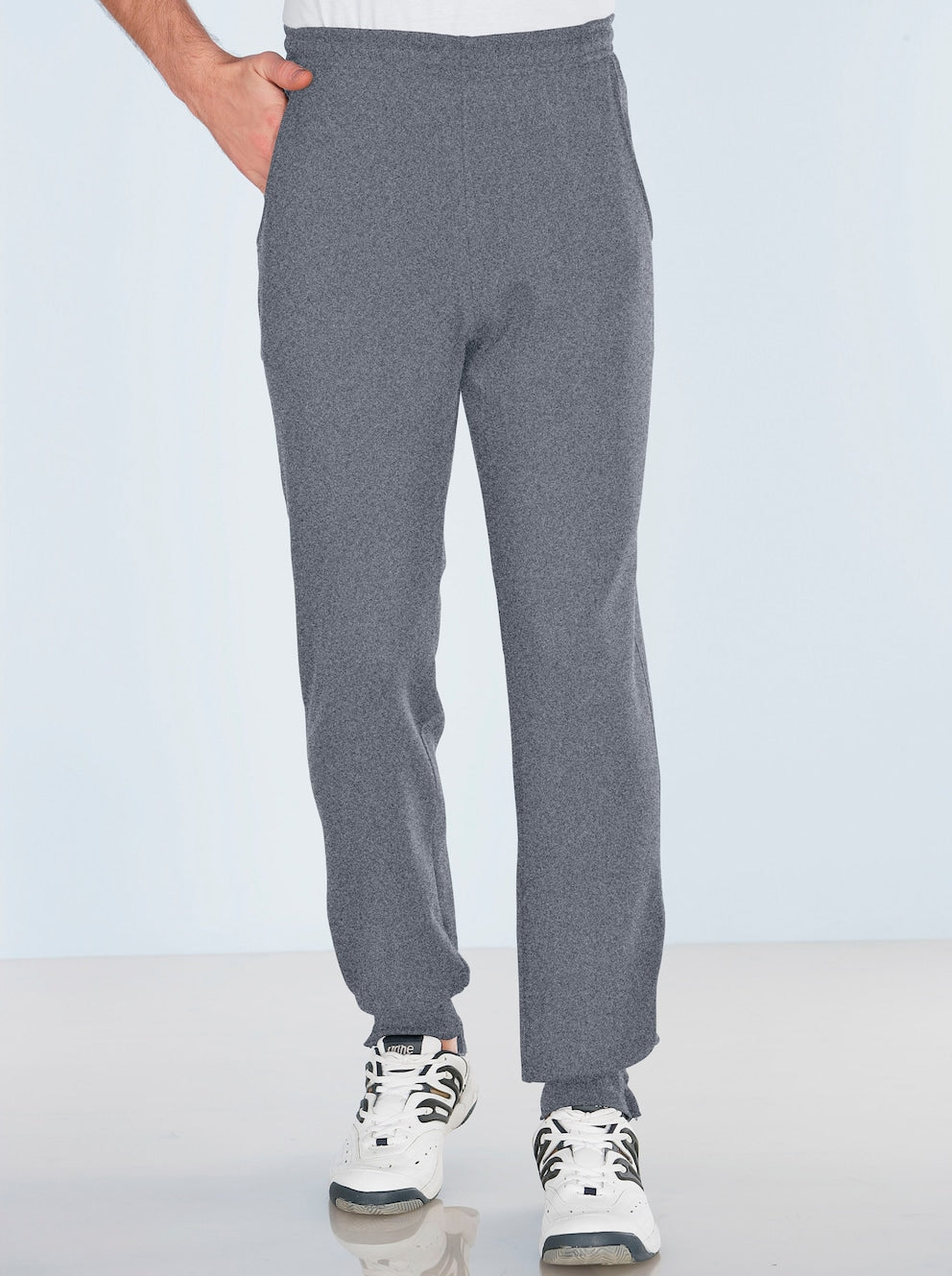 pantalon casual gris - taille L