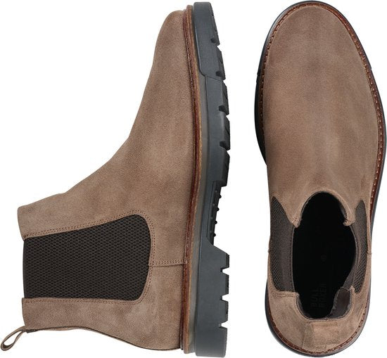 Bullboxer - Bottes Chelsea - Hommes - Taupe - 45 - Bottes