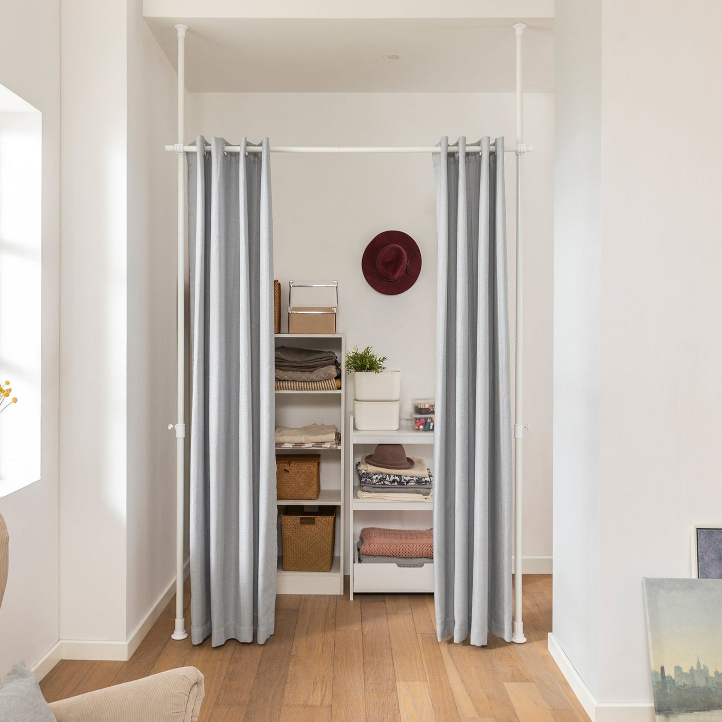 SoBuy Rideau ajustable - 162-270 x 199-285 cm