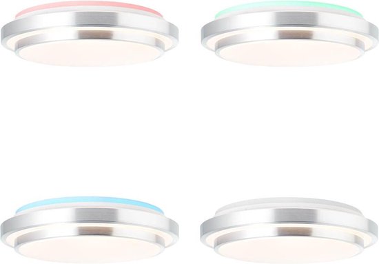 Brilliant VILMA - Plafonnier - Blanc;Argent