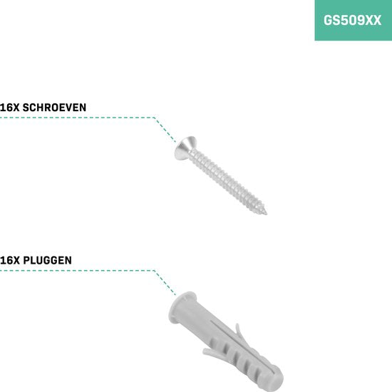VONROC Kit de fixation de toile d'ombrage (40 pièces) - Rectangle - Acier inoxydable - Résistant aux intempéries