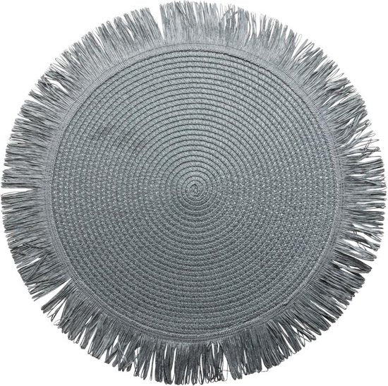 S/2 Sets de table ø38cm Gris foncé