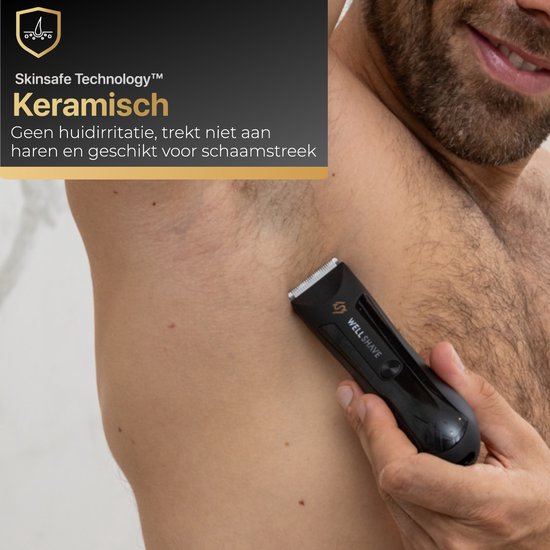 Wellshave Bodygroomer Men PRO - Tondeuse pour hommes - Rasoir pour le pubis et le corps