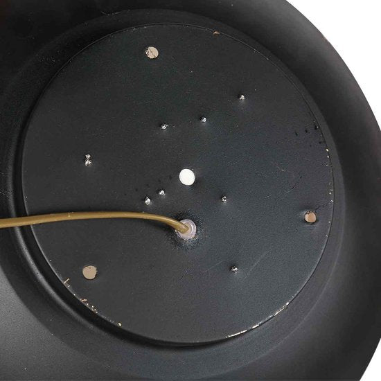 Plafonnier noir avec détails dorés, intensité réglable en 3 niveaux, plastique et métal - Brotke 4127ZW - Steinhauer