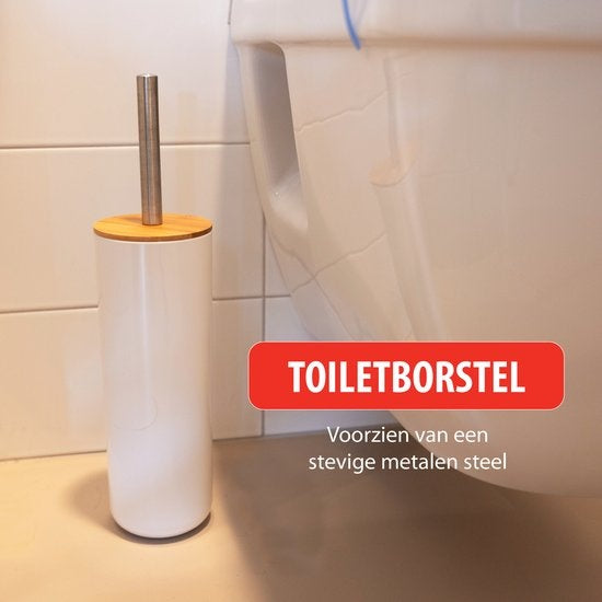 Alpina Set de bain et de toilette en bambou - 6 pièces