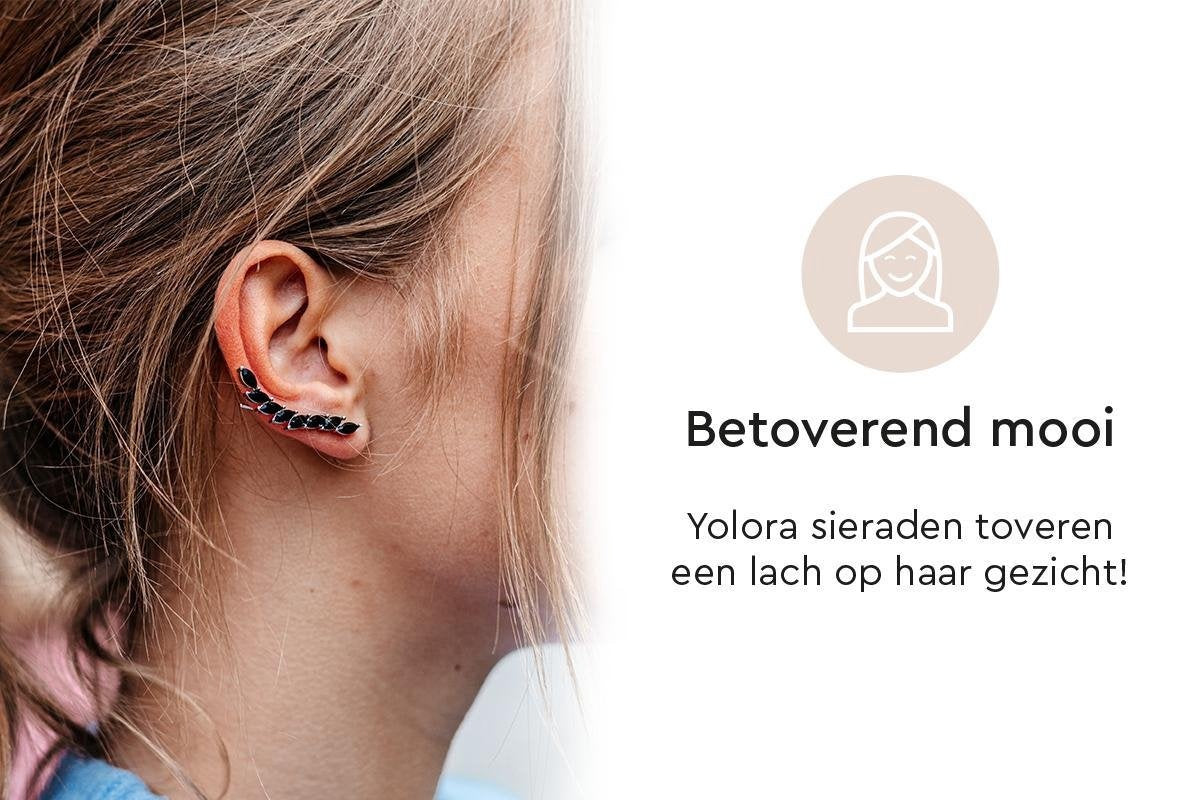 Boucles d'oreilles pour femmes - Yolora - Cristaux Kalpa Camaka - Or