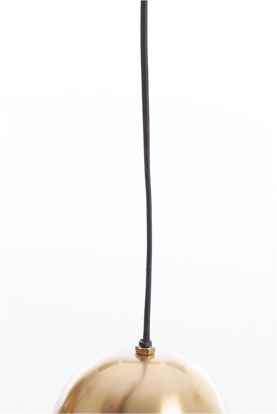 Suspension Light & Living Cetara - Perles roses/bronze - 33 x 38 cm