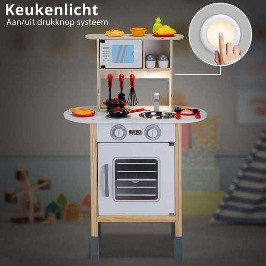 Spielwerk Play Kitchen Happy Kitchen - 35 pièces - Réaliste