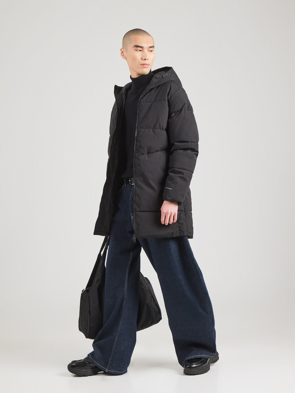 Jack & Jones Brady long down jacket men - noir - taille L