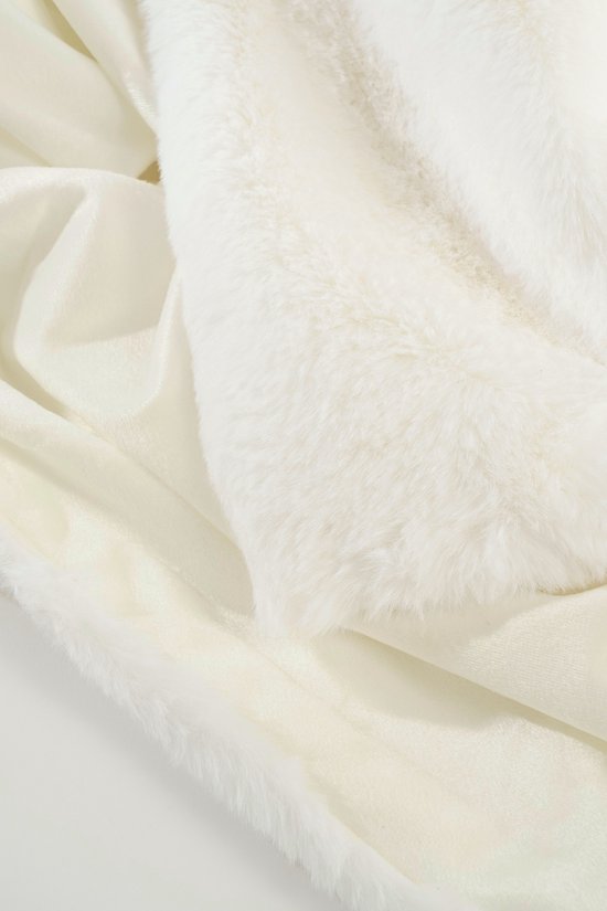 Couverture polaire Bronte de la collection In The Mood - L200 x L150 cm - Blanc