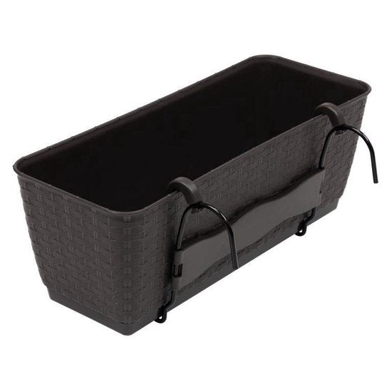 Pot de fleurs Boîte à fleurs Ratolla PW 39x15x14cm UMBER BRUIN Prosperplast
