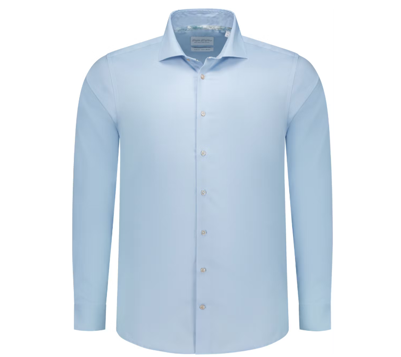 Boston Brothers Wide Spread Shirt - taille 41 - bleu clair - hommes
