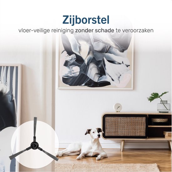 Skoov Robot accessoires aspirateur 2000PA - Convient à l'aspirateur Skoov Ecopulse - 1x filtre HEPA - 1x serpillière - 1x brosse latérale - 1x sac de collecte