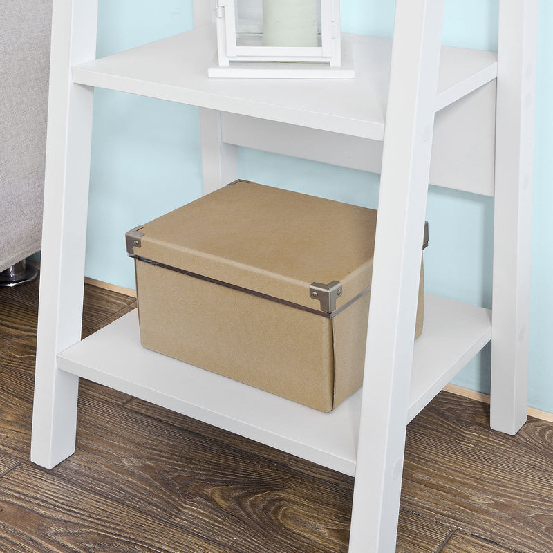 SoBuy Porte-échelle - 44x180x39cm - blanc