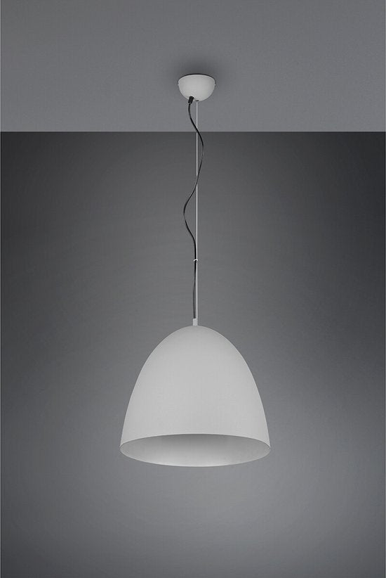 Reality - Suspension LED - Luminaire suspendu - Douille E27 - 1 source lumineuse - Ronde - Grise - Aluminium