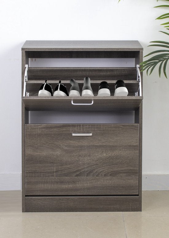 VDD Armoire à chaussures - étagère à chaussures - 2 compartiments
