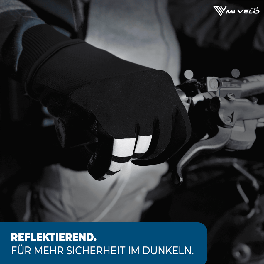 MIVELO THERMO-FIT Gants d'hiver - Polaire thermique & 3M Thinsulate - Noir - Unisexe - Taille M