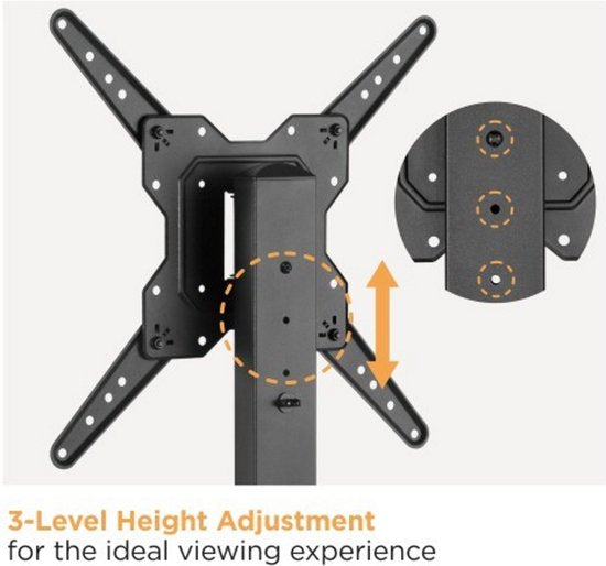 Support TV - trépied TV - écran TV orientable