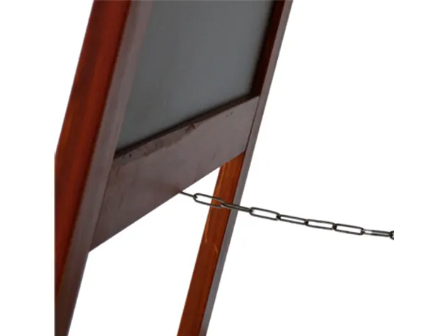 DiscountOffice Tableau noir acajou 75x135cm