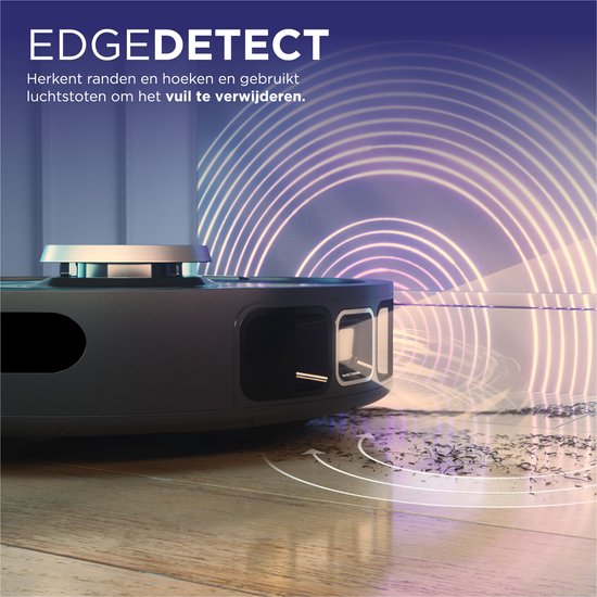Robot aspirateur Shark PowerDetect avec station de vidange/chargement - Navigation laser complète à 360° - Avec application et technologie anti-odeurs - Pour animaux domestiques - RV2820VEEU