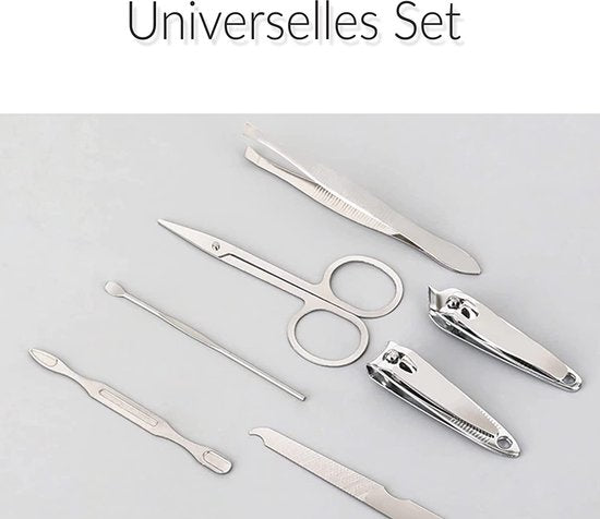 Set de manucure de luxe - Set de pédicure et de manucure - Avec étui