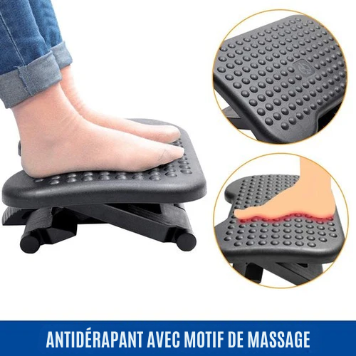 Repose pieds ajustable / anti dérapant - STREX - DIN 4556