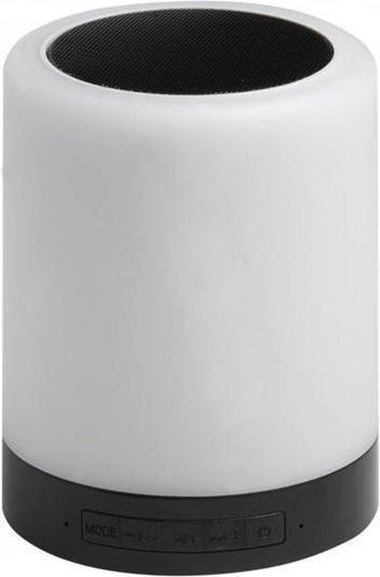 Denver BTL-30 - Enceinte Bluetooth avec éclairage et radio - Blanc