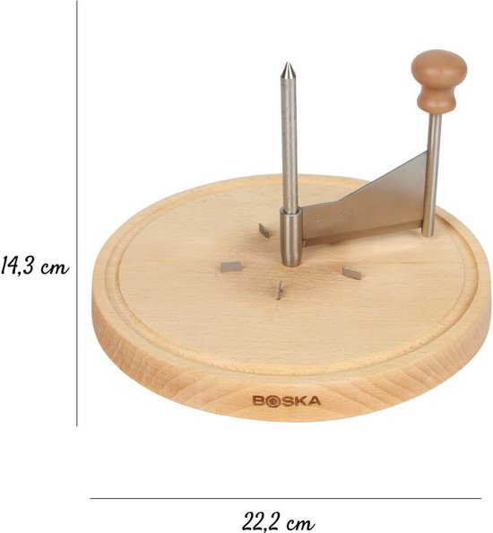 Boska Couvre-fromage Amigo - Tete de Moine - Accessoires de cuisine - Couverts à fromage - 22 cm