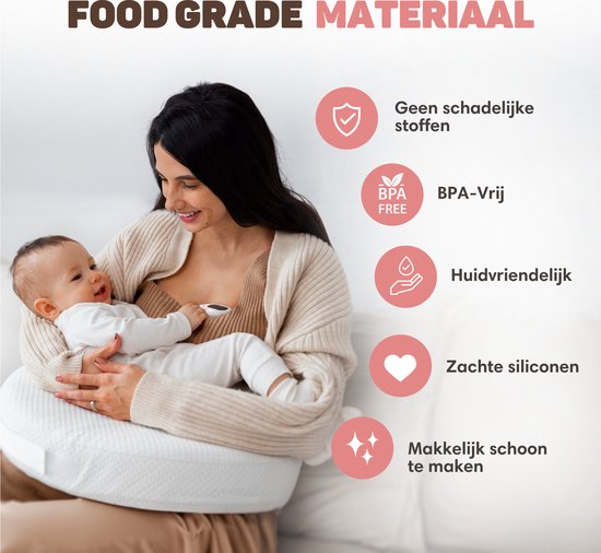 Vulpes Goods® BabyCare - Tire-lait mains libres - Tire-lait électrique sans fil - Double tire-lait électrique - Portable - 2 pièces