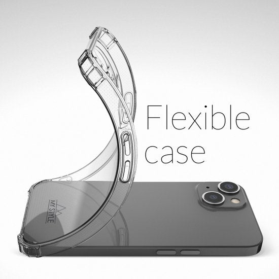 My Style Protective Flex Translucent Phone Case suitable for Samsung Galaxy S10 Case Flexible TPU Backcover Shockproof - Transparent