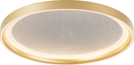 Brilliant Quito - Plafonnier - LED 30W - 42cm - Design or - Effet pailleté - gradation à 3 niveaux