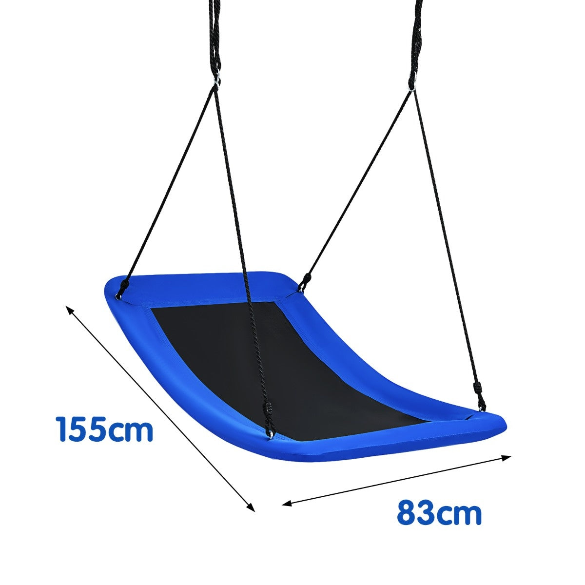 Coast Tree Swing Swing Swing met verstelbaar touw buitenzwaai 83 x 155 cm blauw