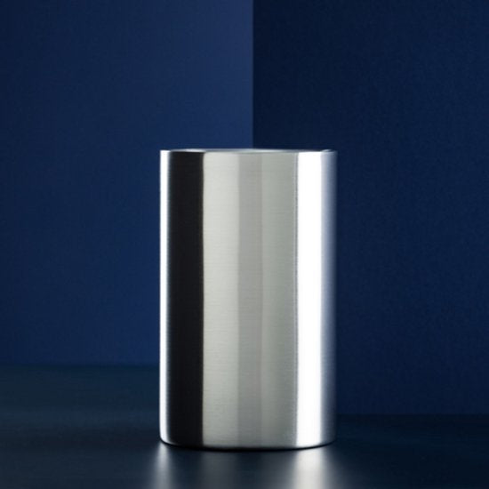 Refroidisseur à vin en acier inoxydable – À double paroi – Refroidisseur de bouteilles élégant – Acier inoxydable – Design luxueux