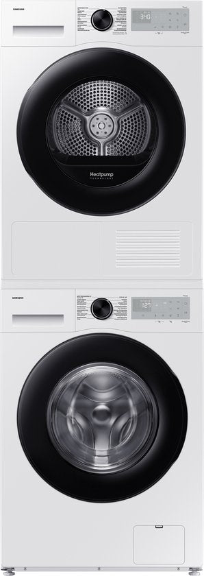 Samsung DV9UDG52A0AHEN Sèche-linge - Sèche-linge à pompe à chaleur - 9kg - Blanc - NL/FR