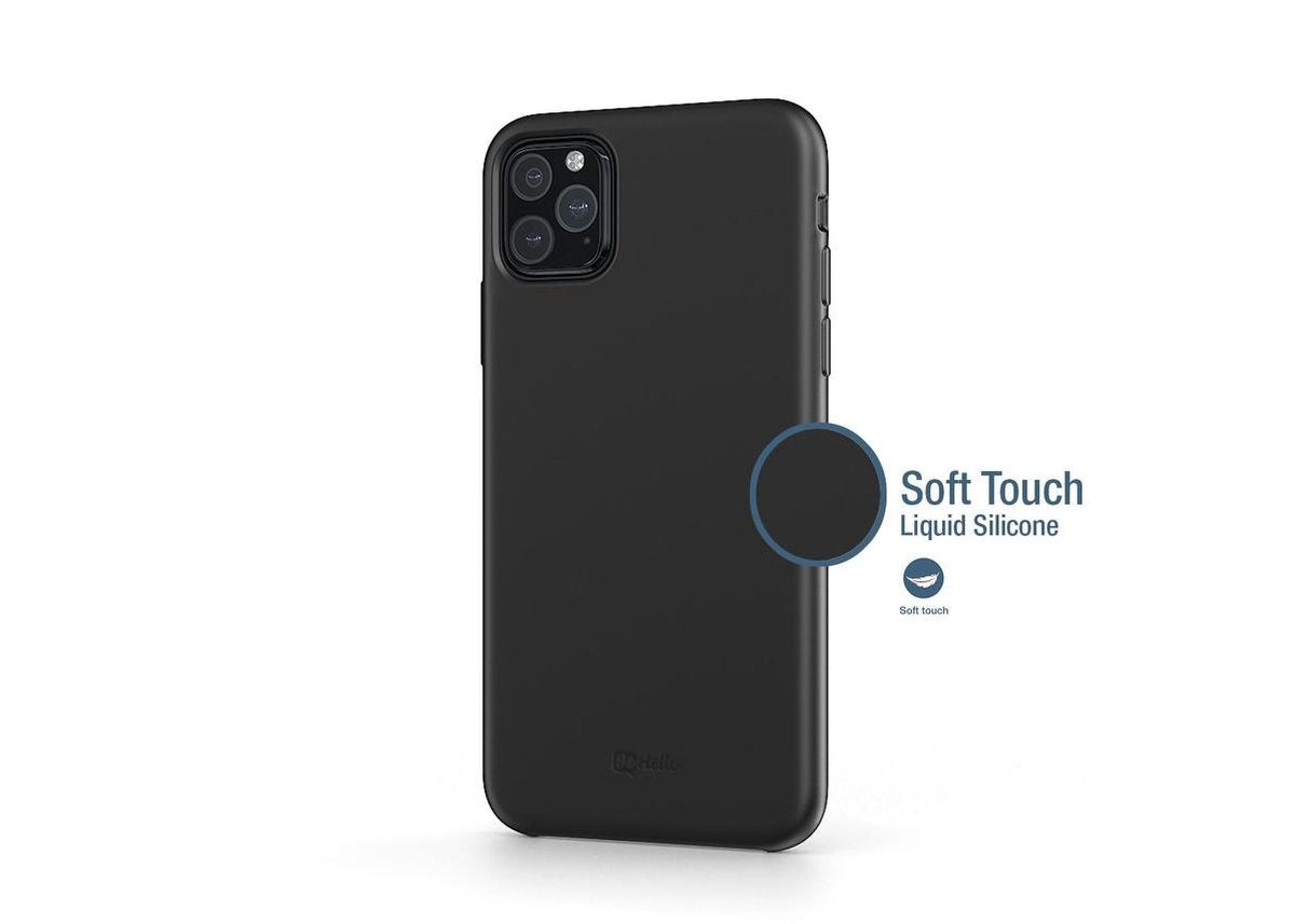 BeHello iPhone 11 Liquid Silicone Case Noir