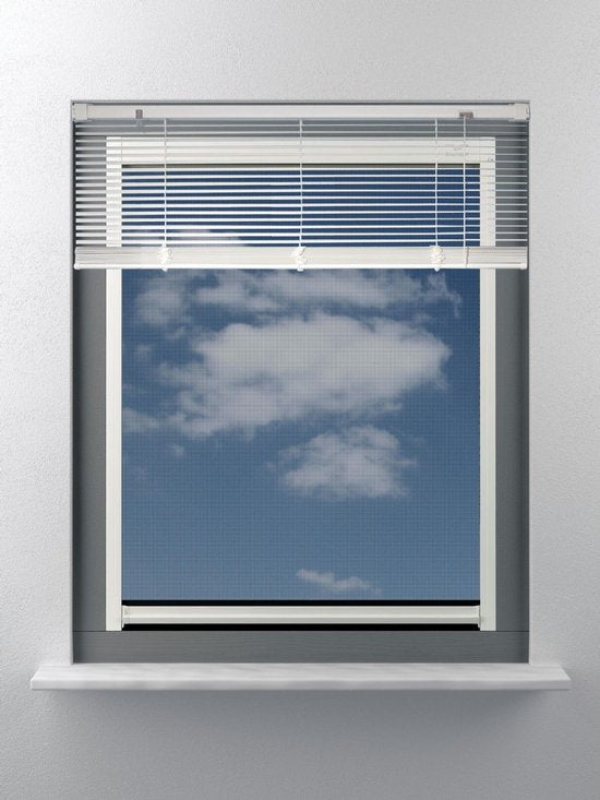Bruynzeel moustiquaire enroulable fenêtre s700 78x155 blanc
